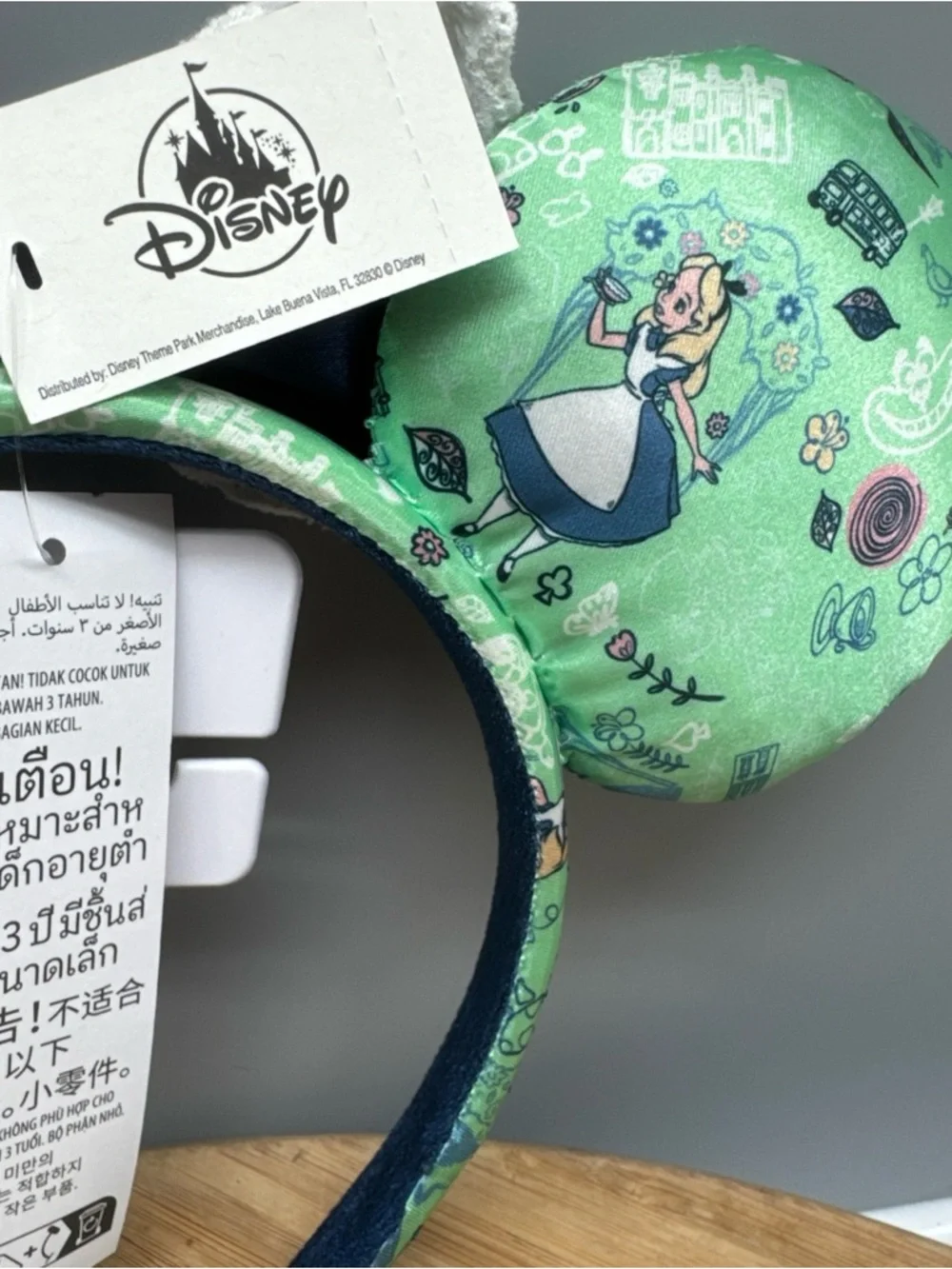 Disney Alice in Wonderland Minnie Ears Headband‎ NEW